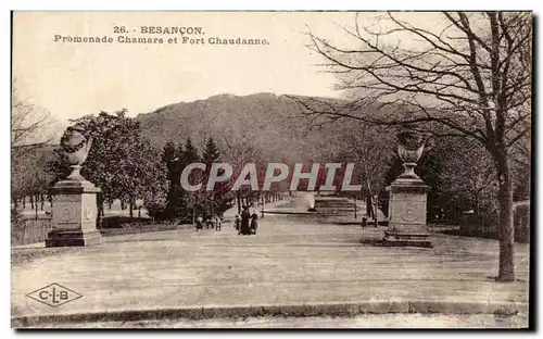 Ansichtskarte AK Besancon Promenade Chamars et Fort Chaudanne
