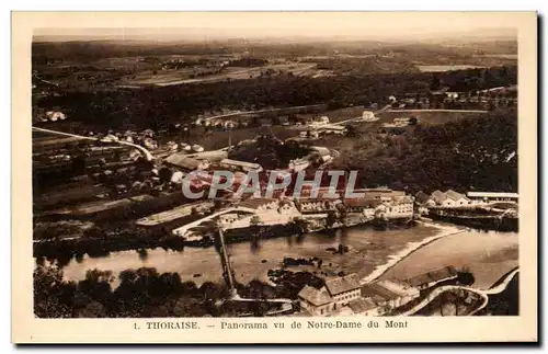 Cartes postales Thoraise Panorama vu de Nore Dame du Mont