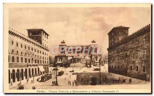 Cartes postales Roma Plazza Venezia e Monumento a Vittorio Emanuele