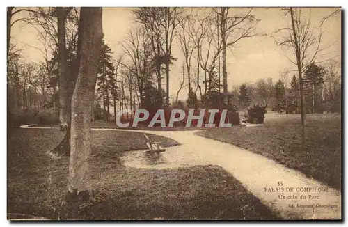 Cartes postales Palais De Compiegne Un coin du Parc