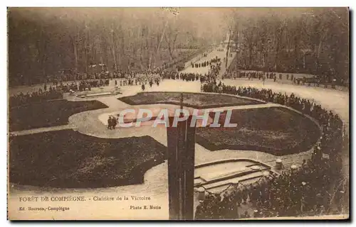 Ansichtskarte AK Foret De Compiegne Clairiere de la Victoire Militaria