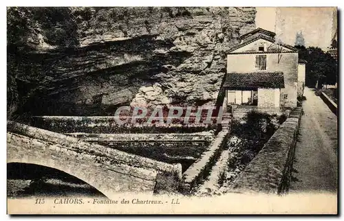 Cartes postales Cahors Fontaine des Chartreux