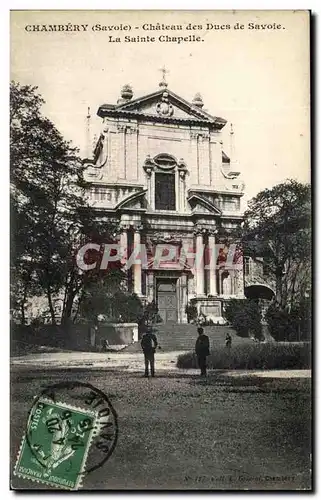 Ansichtskarte AK Chambery Chateau des Ducs de Savoie La Sainte Chapelle