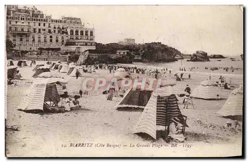 Cartes postales Biarritz La Grande Plage