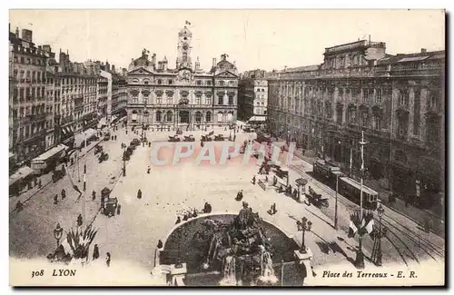 Cartes postales Lyon Place des Terreaux