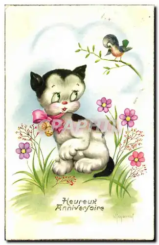 Cartes postales Heureux Anniversaire Chat Chaton