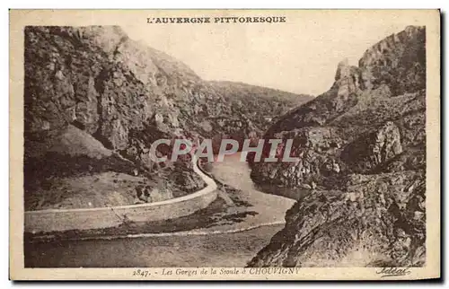 Cartes postales L&#39Auvergne Pittoresque Les Gorges De La Sioule A Chouvigny