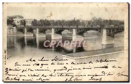 Cartes postales Paris Pont d'Asnieres