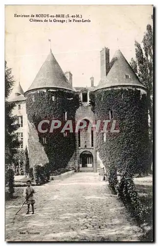 Ansichtskarte AK Environs de Rozoy en Brie La Plece d&#39eau du Chateau de la Grange ou habitait le General Lafay