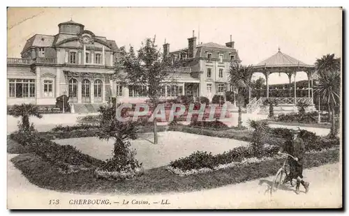 Cartes postales Cherbourg Le Casino velo cycle