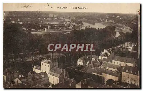 Cartes postales Melun Vue Generale