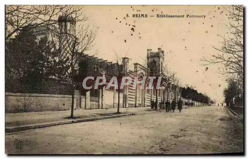 Cartes postales Reims Etablissement Pommery