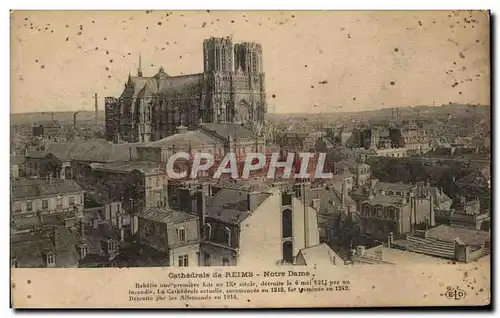 Cartes postales Reims Notre Dame