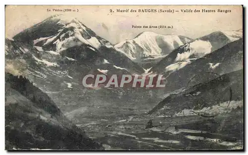 Cartes postales Massif des Bauges Vallee des Hautes Bauges