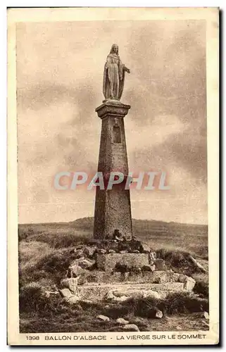 Cartes postales Ballon d'Alsace La Vierge Sur Le Sommet