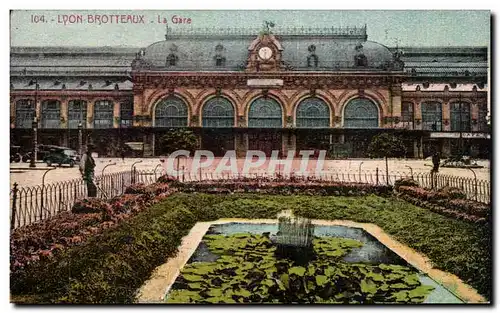 Cartes postales Lyon Brotteaux La Gare