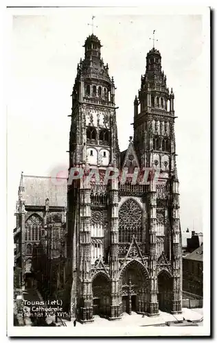 Cartes postales Tours La Cathedrale