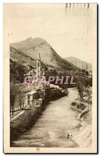 Cartes postales Lourdes La Basilique Et Le Gave