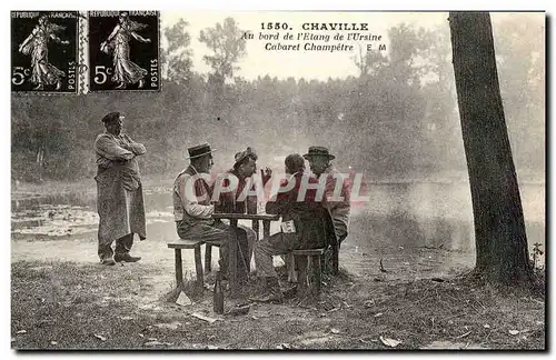 REPRO Chaville Au bord de L&#39Etang de L&#39Ursine Cabaret Champetre