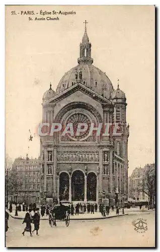 Cartes postales Paris Eglise St Augustin