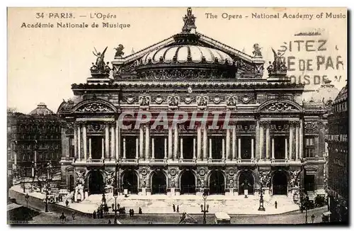 Ansichtskarte AK Paris L&#39Opera Academie Nationale de Musique