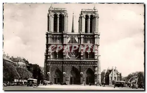 Ansichtskarte AK Paris Et Ses Merveilles Cathedrale Notre Dame Et Le Parvis