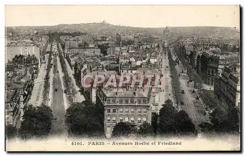 Cartes postales Paris Avenue Hoche Et Friedland