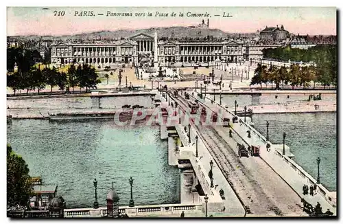 Ansichtskarte AK Paris Panorama Vers La Place De La Concorde