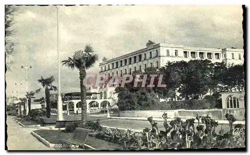 Moderne Karte Arcachon Le Boulevard Promenade Et Le Grand Hotel