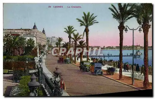 Cartes postales Cannes La Croisette