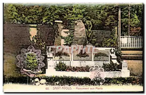 Cartes postales Saint Avold Monument Aux Morts Militaria