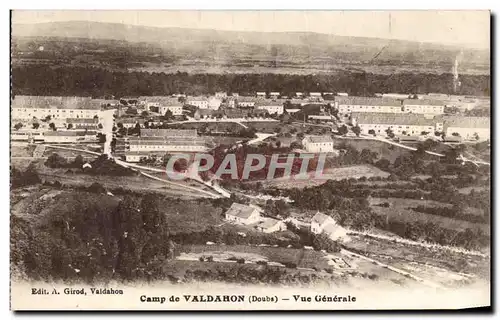 Cartes postales Camp De Valdahon Vue Generale Militaria