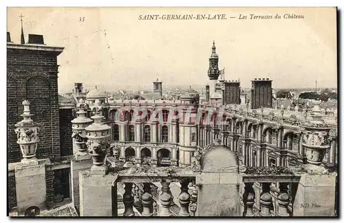 Cartes postales Saint Germain En Laye Les terrasses du chateau