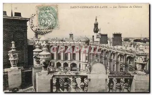 Cartes postales Saint Germain En Laye Les terrasses du chateau