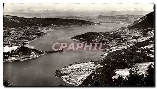 Cartes postales moderne Lac D&#39Annecy Petit et Grand Lac