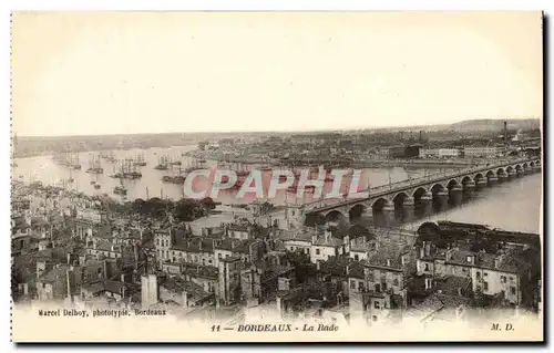 Cartes postales Bordeaux La Rade Bateaux