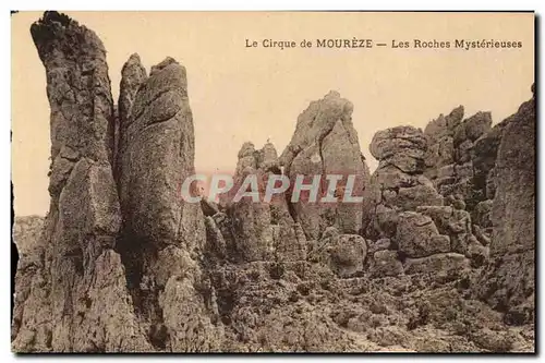 Cartes postales Le Cirque de Moureze Les roches mysterieuses