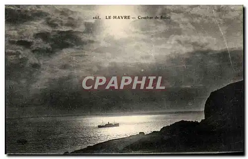 Cartes postales Le Havre Coucher De Soleil