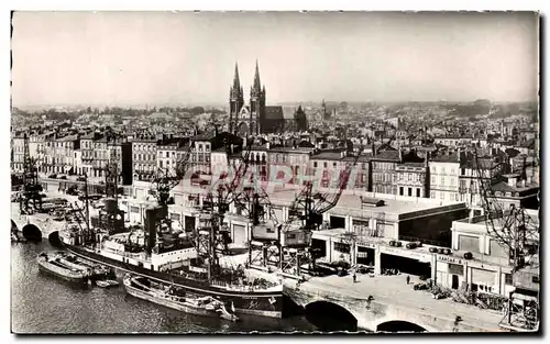 Cartes postales moderne Port Autonome De Bordeaux Facade Du Quai Des Chartrons L&#39Eglise Saint Louis Nateau