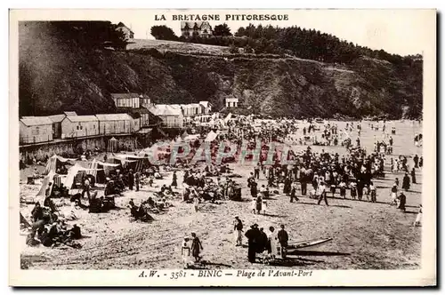 Cartes postales La Bretagne Pittoresque Binic Plage De l&#39Avant Port