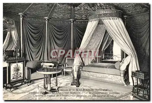 Cartes postales Rueil Chateau de la Malmaison Chambre a coucher de l'imperatrice Josephine