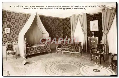 Cartes postales Chateau De La Malmaison chambre De Bonaparte Napoleon 1er