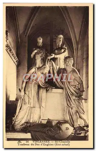Cartes postales Vincennes Ste Chapelle Tombeau Du Duc d&#39Enghien