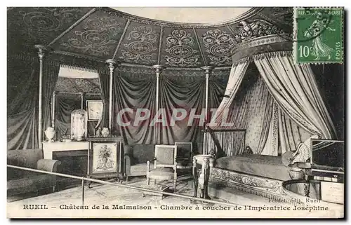 Cartes postales Rueil Chateau De La Malmaison Chambre a Coucher De l'Imperatrice Josephine