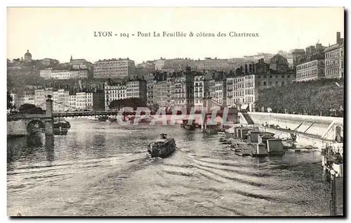 Ansichtskarte AK Lyon Pont La Feuillee Coteau Des Chartreux