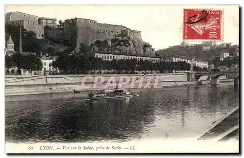 Ansichtskarte AK Lyon Vue Sur La Saone Prise De Serin