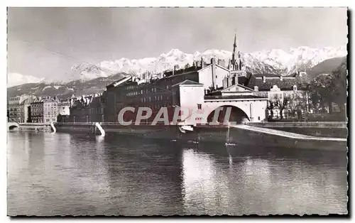 Cartes postales Grenoble Son Teleferique Ses Montagnes