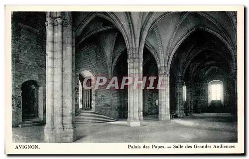 Cartes postales Avignon Palais des Papes Salle des Grandes Audiences