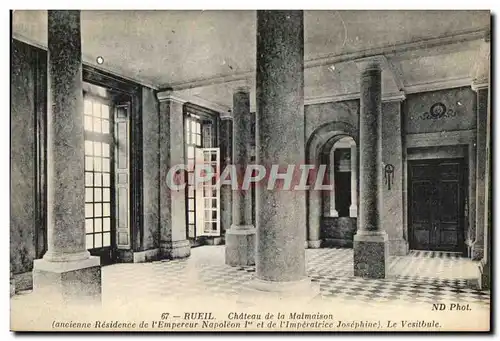 Cartes postales Rueil Chateau de la Malmaison Le Vestibule