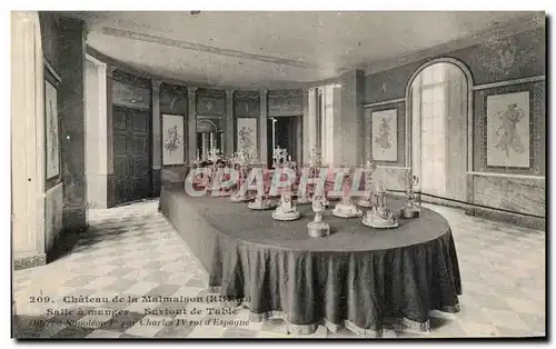 Cartes postales Chateau de la Malmaison Salle a manger Surtout de Table